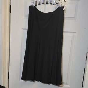 Anne Klein Classic Black A-Line Skirt